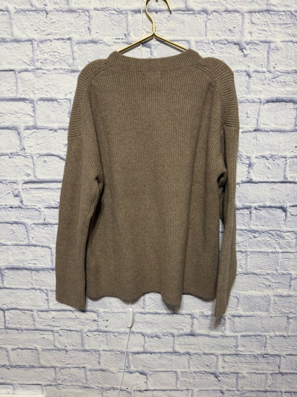 J. Crew Ribbed boyfriend crewneck sweater M nwt - Picture 3 of 13